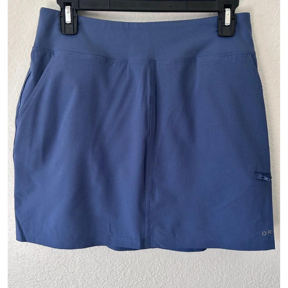 Orvis Women's Skort‎ Blue Moisture Wicking Lightweight Golf Leisure - Picture 2 of 9
